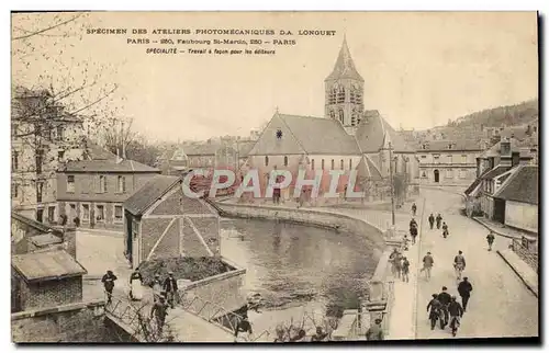 Cartes postales Photographie Specimen des ateliers photomecaniques DA Longuet Paris Faubourg Saint Martin