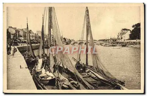 Cartes postales Bateau Peche Le Pouliguen Le port