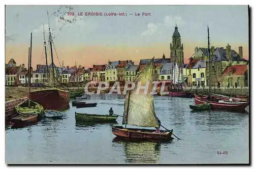 Cartes postales Bateau Peche le Croisic Le port