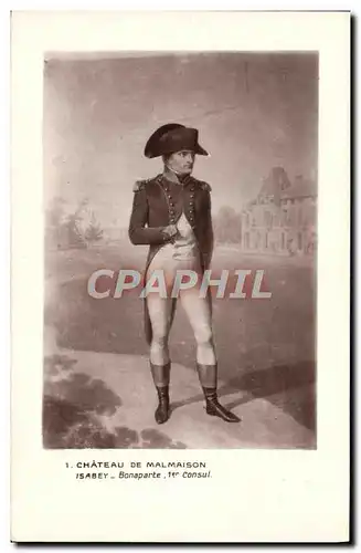 Cartes postales Napoleon 1er Chateau de Malmaison Bonaparte 1er consul Isabey