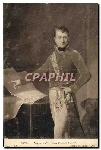 Cartes postales Napoleon 1er Gros Napoleon Bonaparte Premier Consul Musee de Versailles