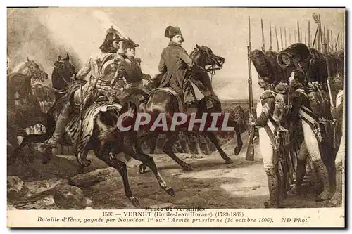 Ansichtskarte AK Napoleon 1er Vernet Bataille d&#39Iena