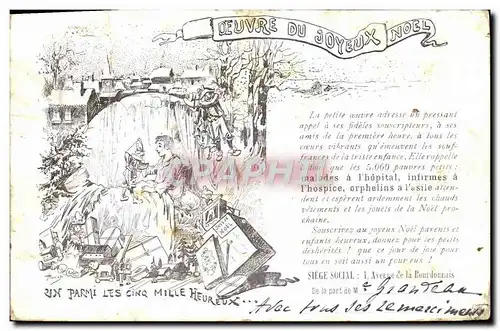 Cartes postales Enfants Orphelinat Joyeux Noel Maronnette