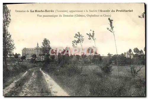 Cartes postales Enfants Orphelinat Domaine de la Haute Barde Avenir du Proletariat Vue panoramique du domaine