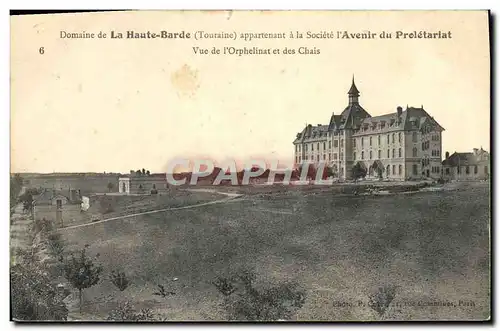 Cartes postales Enfants Orphelinat Domaine de la Haute Barde Avenir du Proletariat Vue panoramique du domaine Vu