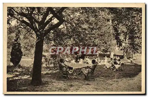 Ansichtskarte AK Enfants Boissy l&#39Aillerie L&#39oiseau bleu L&#39apres midi sous les arbres Maison de vacances