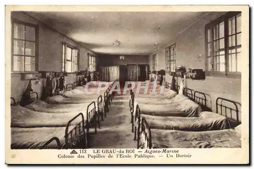 Cartes postales Enfants Le Chau du Roi Aigues Marine Colonie des pupilles de l&#39ecole publique Un dortoir