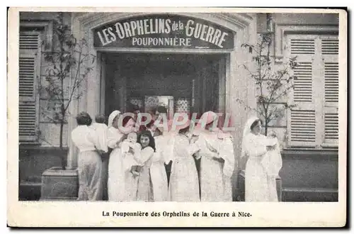 Cartes postales Enfants Orphelinat Orphelins de guerre La Pouponniere Nice