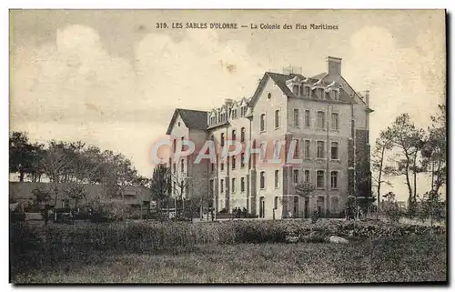 Ansichtskarte AK Enfants Les Sables d&#39Olonne la colonie des Pins Maritimes