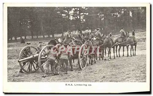 Ansichtskarte AK Militaria RHA Limbering