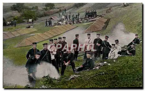 Cartes postales Militaria L&#39armee allemande Infanterie