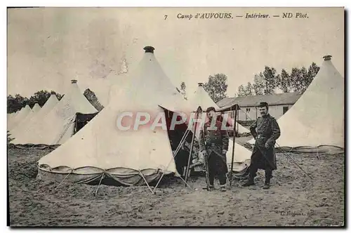 Ansichtskarte AK Militaria Camp d&#39Auvours Interieur