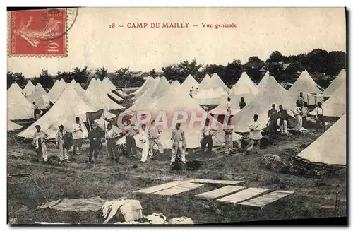 Ansichtskarte AK Militaria Camp de Mailly Vue generale