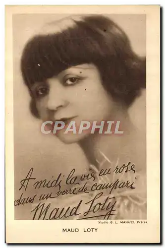 Cartes postales moderne Cinema Maud Loty