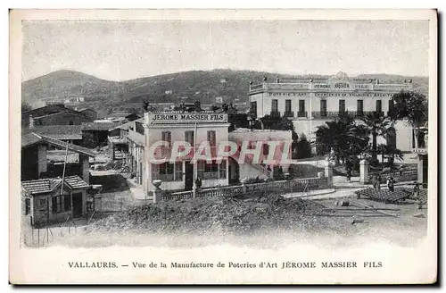 Ansichtskarte AK Potier Poterie Vallauris Vue de la manufacture de poteries d&#39art Jerome Massier Fils