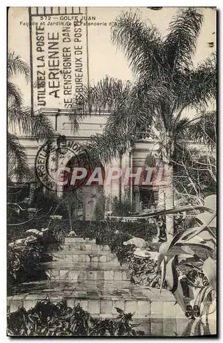 Cartes postales Potier Poterie Golfe Juan Facade et jardin de la faience d&#39art