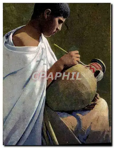 Cartes postales Potier Poterie Potier Damas