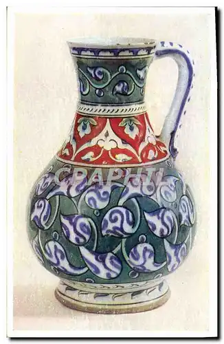 Ansichtskarte AK Potier Poterie Earthenware Jug Turkey Turquie Victoria and Albert Museum