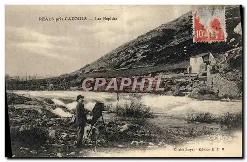 Ansichtskarte AK Photographie Reals pres Cazouls Les rapides