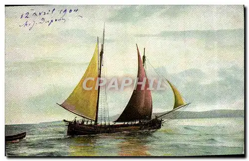 Cartes postales Bateau de peche