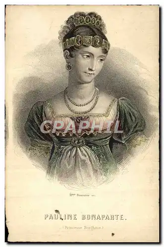 Cartes postales Napoleon 1er Pauline Bonaparte Princesse Borghese