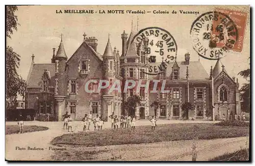 Cartes postales Enfants Colonie de vacances La Meilleraie La Motte