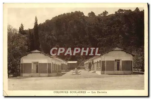 Cartes postales Enfants Colonies scolaires Les dortoirs