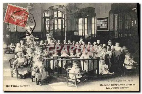 Cartes postales Enfants Rethel Creche Hippolyte Noiret La Pouponniere Religieuse