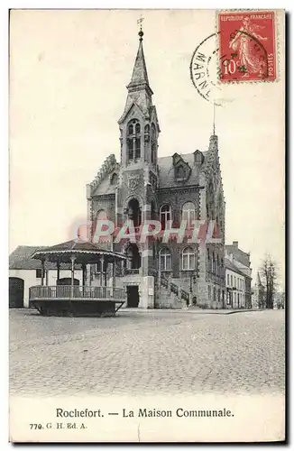 Cartes postales Enfants Rochefort La maison communale