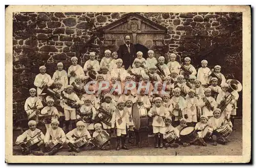 Cartes postales Enfants St Fraimbault de Prieres Fanfare des orphelins de St Georges de l&#39Isle