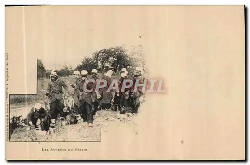 Cartes postales Militaria Les affrets du festin