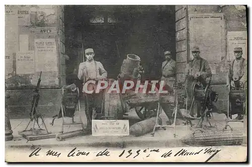 Cartes postales Militaria Canon