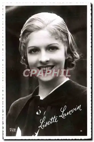 Cartes postales moderne Cinema Lisette Lanvin