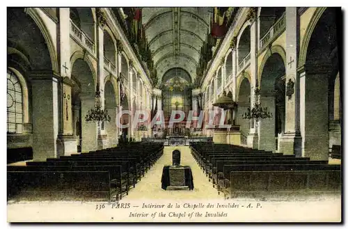 Ansichtskarte AK Paris Interieur de la Chapelle des Invalides