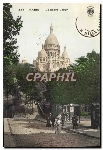 Cartes postales Paris Le Sacre Coeur (animee)