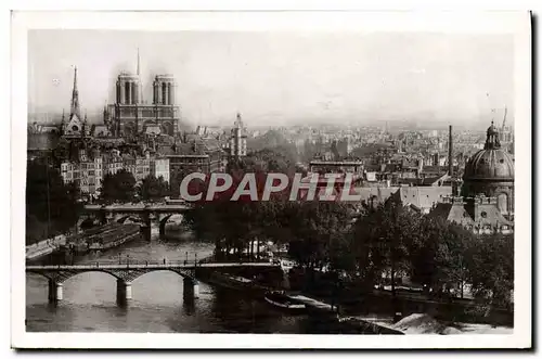 Ansichtskarte AK Paris Et Ses Merveilles Perspective sur l&#39Ile de la Cite