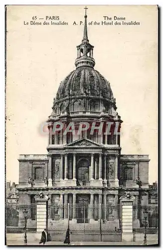 Cartes postales Paris Le Dome des Invalides