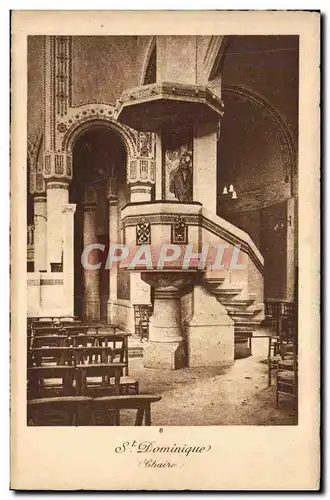 Cartes postales Paris St Dominique Chaire