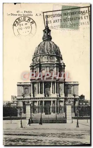 Ansichtskarte AK Paris Le Dome des Invalides