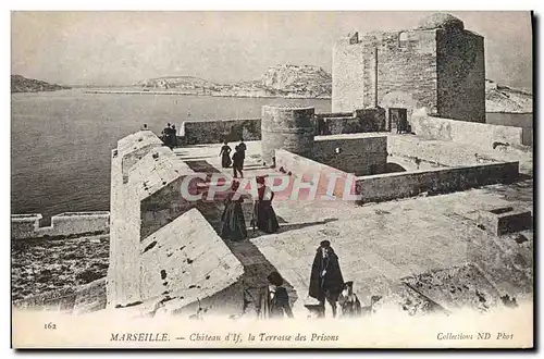 Ansichtskarte AK Marseille Chateau d&#39If la Terrasse des Prisons