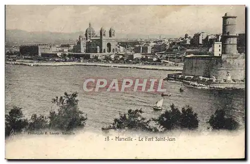 Cartes postales Marseille Le Fort St Jean