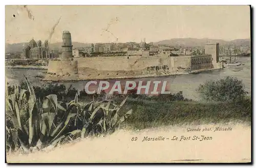 Cartes postales Marseille Le Fort Saint Jean