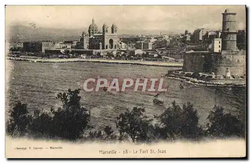 Cartes postales Marseille Le Fort Saint Jean