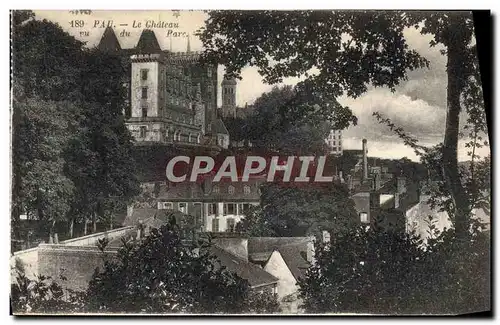 Cartes postales Pau Le chateau vu du parc