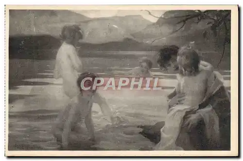 Ansichtskarte AK Palais des Beaux Arts de la Ville de Paris Baigneuses Paul Chabas