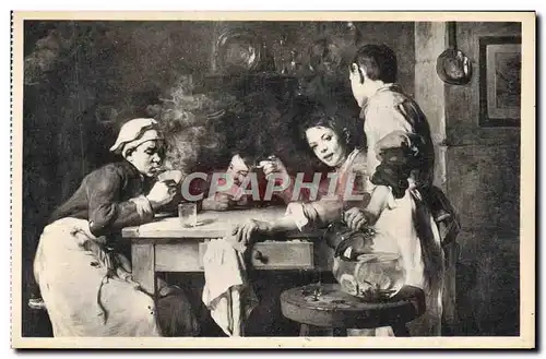 Cartes postales Palais des Beaux Arts de la Ville de Paris La partie de cartes Joseph Bail