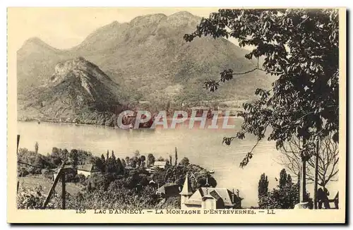 Cartes postales Lac d&#39Annecy La Montagne D&#34entrevernes