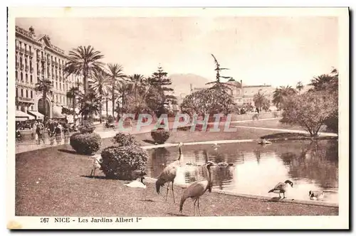 Cartes postales Nice Les Jardins Albert 1er