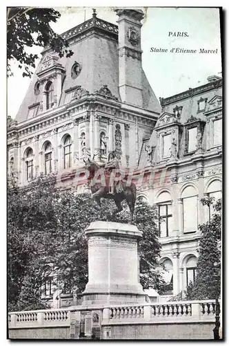 Ansichtskarte AK Paris Statue d&#39Etienne Marcel