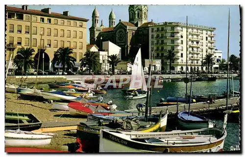 Moderne Karte Saint Raphael Le Port Bateaux